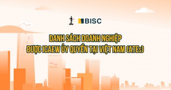 Danh sách doanh nghiệp được ICAEW ủy quyền tại Việt Nam (ATEs)